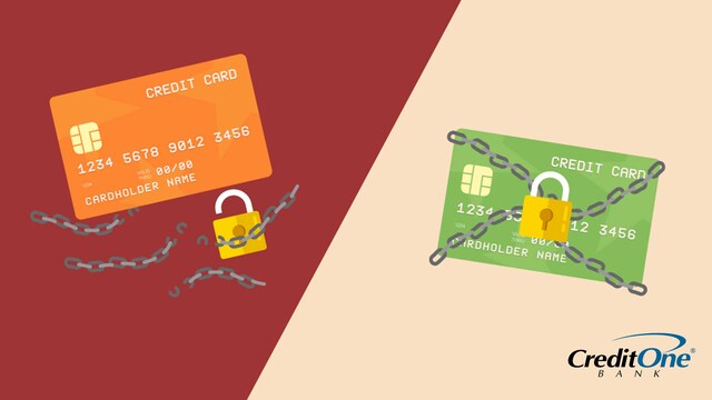 Infographic of unsecured vs secured credit cards